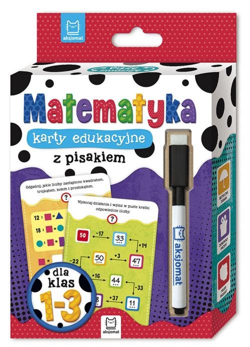 Image of Matematyka klasy 1-3 Karty edukacyjne z pisakiem