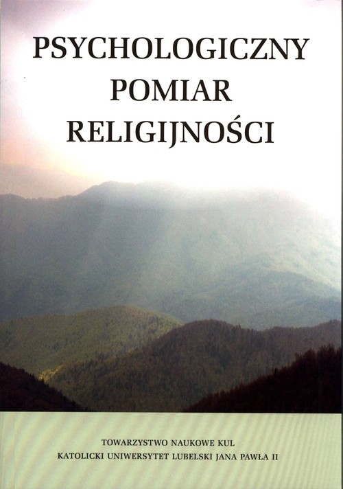 Image of Psychologiczny pomiar religijności