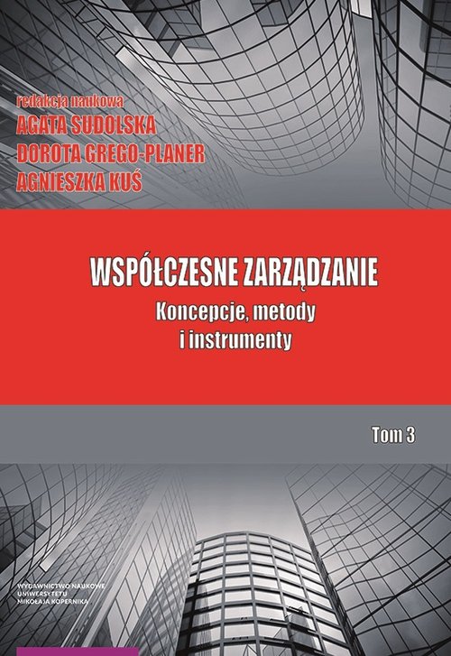 Image of Współczesne zarządzanie Tom 3 Koncepcje metody