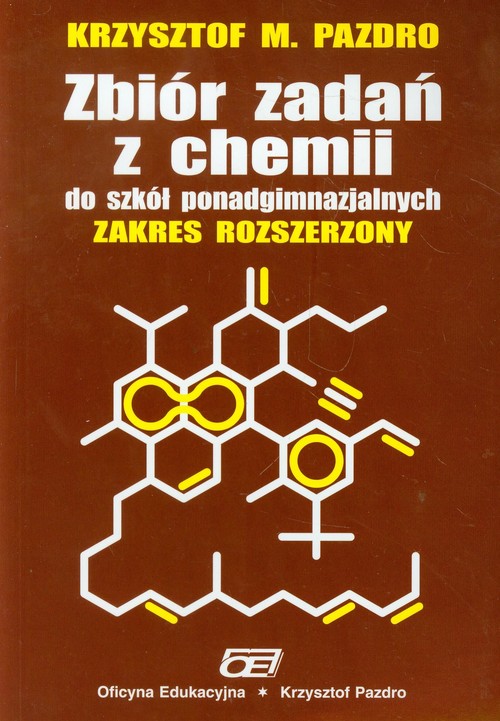 Image of Zbiór zadań z chemii Zakres rozszerzony Liceum