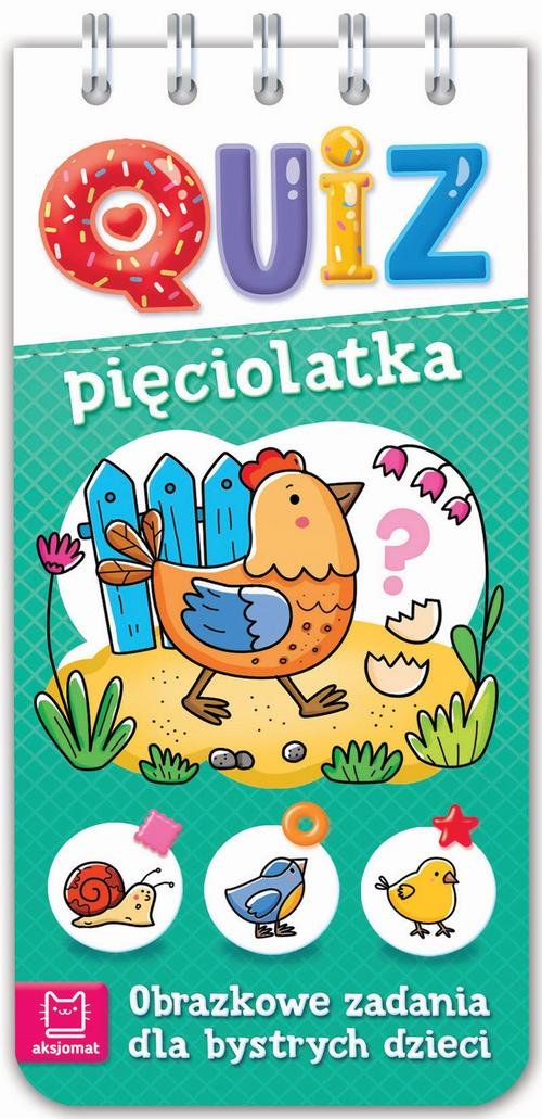 Image of Quiz pięciolatka Obrazkowe zadania dla bystrych dzieci
