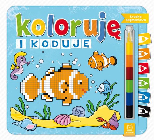 Image of Koloruję i koduję Kredka segmentowa