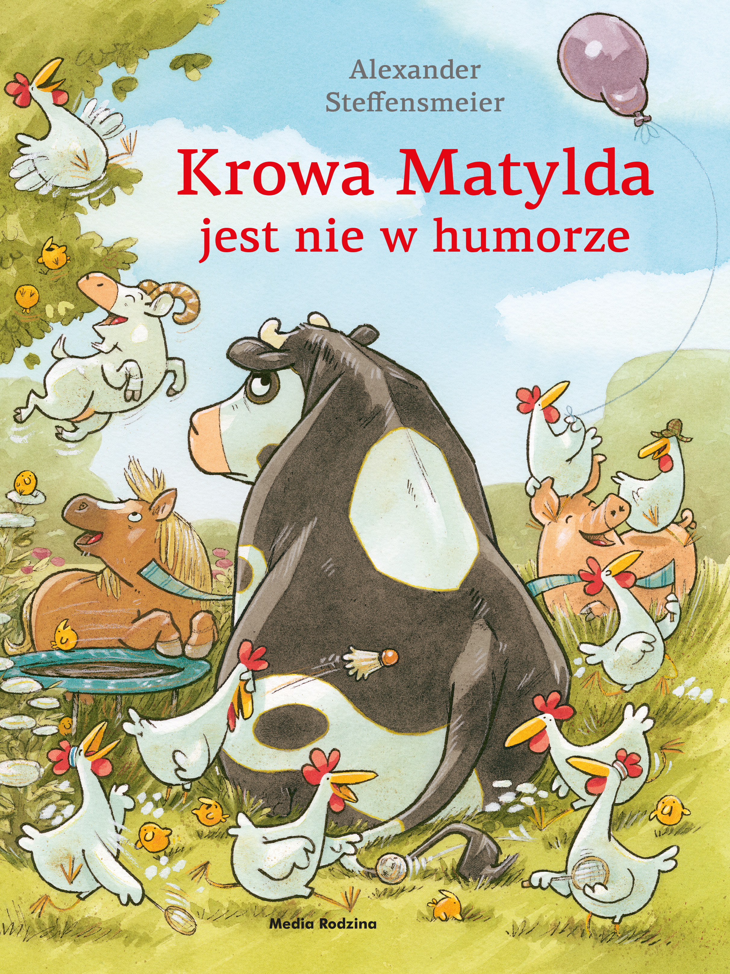 Image of Krowa Matylda jest nie w humorze. Krowa Matylda