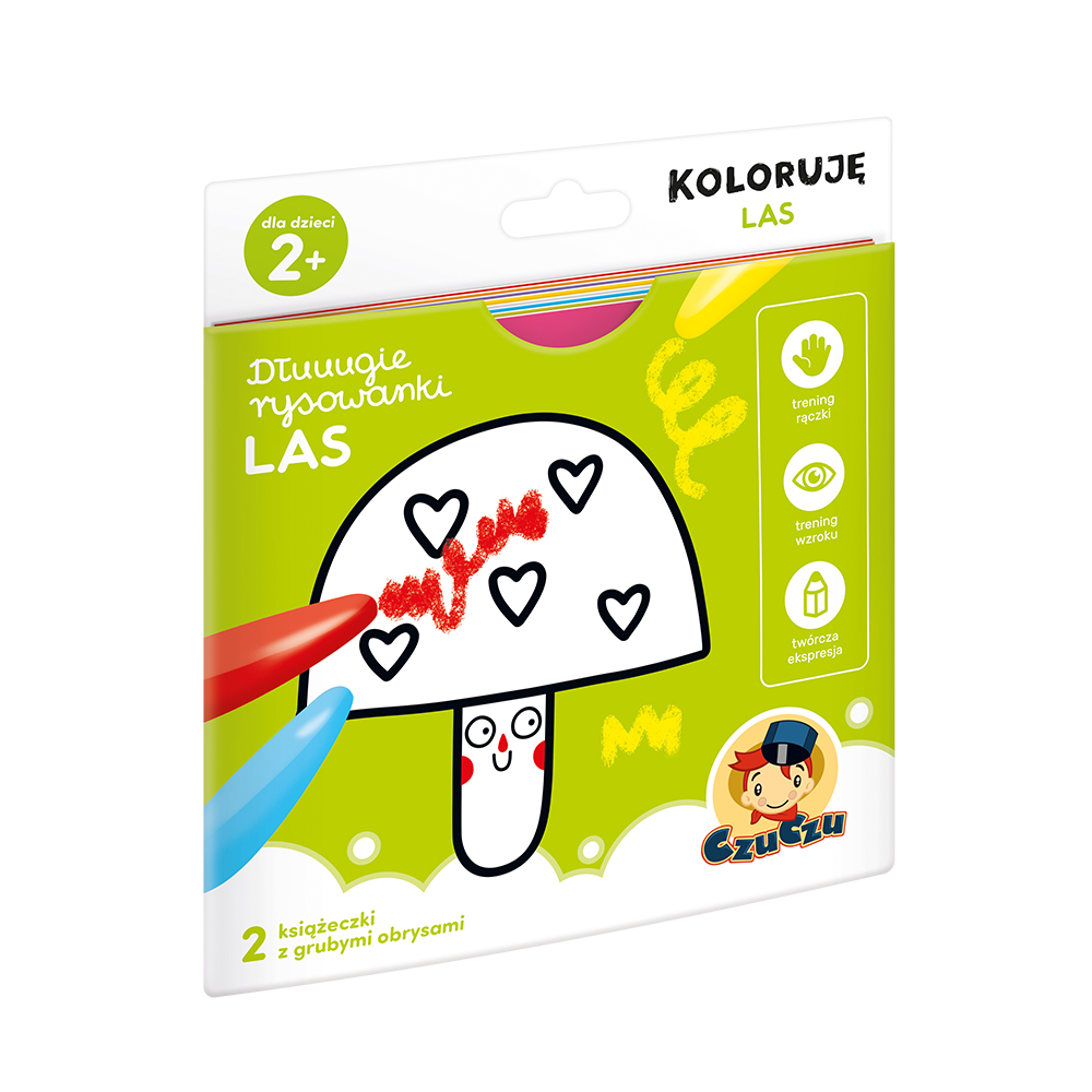 Image of CzuCzu Dłuuugie rysowanki Koloruję Las