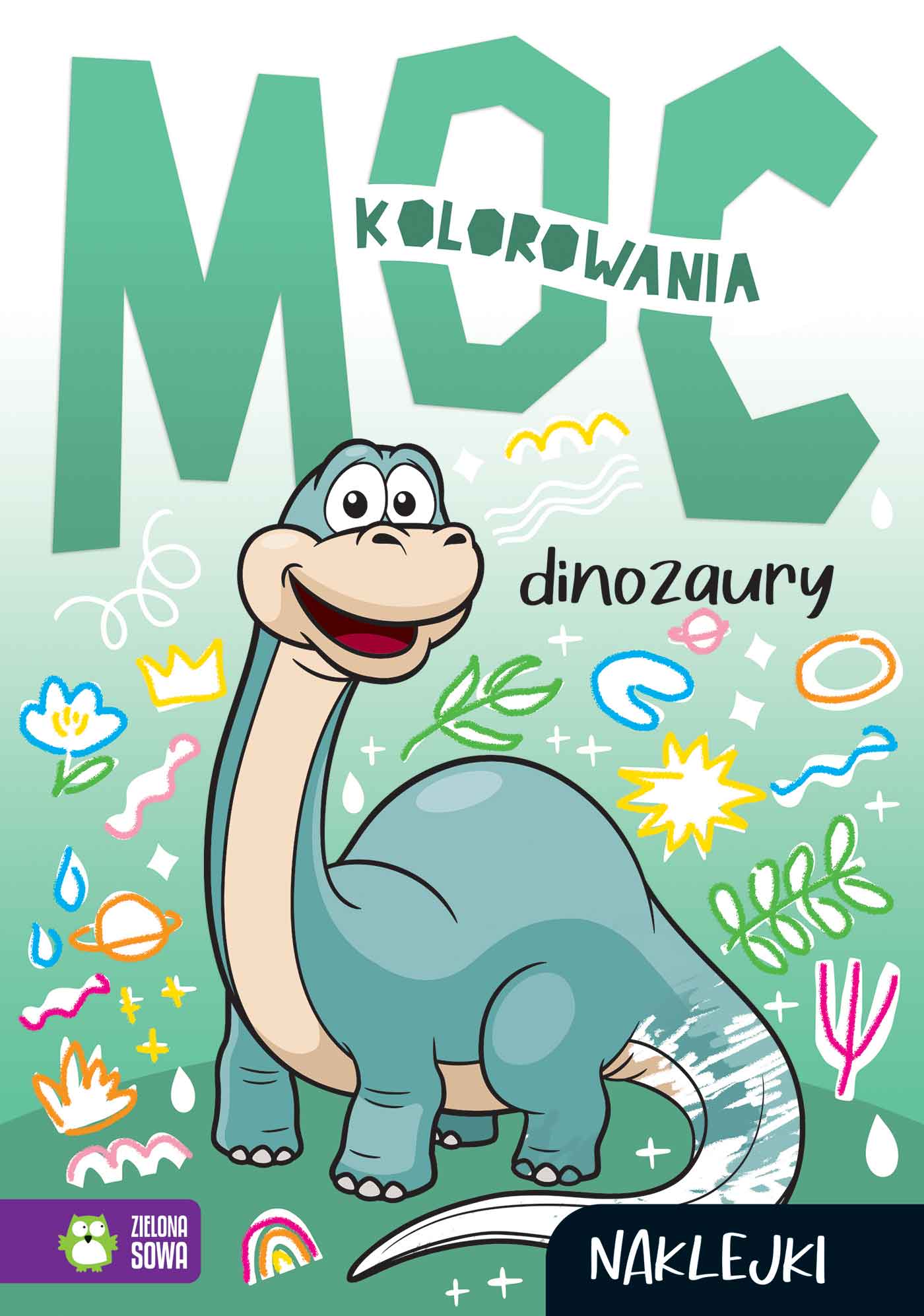 Image of Moc kolorowania Dinozaury