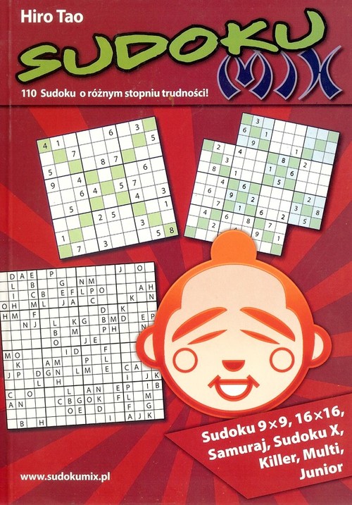 Image of Sudoku Mix 110 sudoku o różnym stopniu trudności
