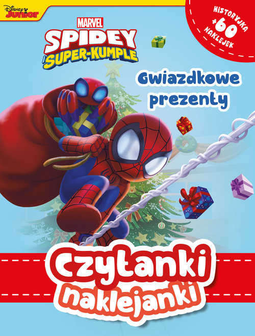 Image of Czytanki naklejanki. Gwiazdkowe prezenty. Marvel Spidey i superkumple