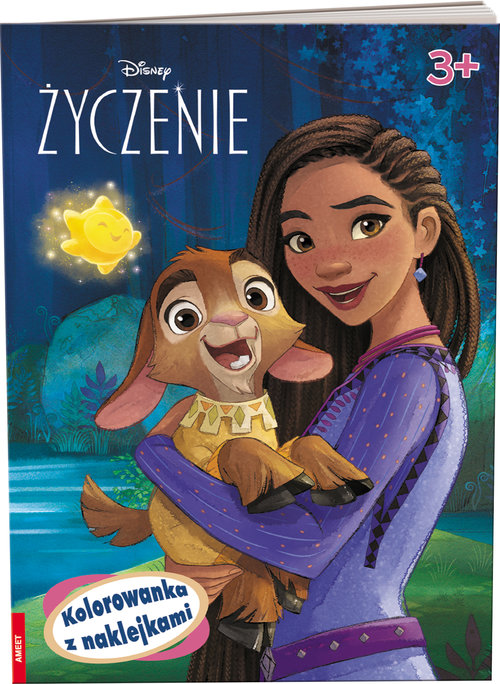 Image of Disney Życzenie Kolorowanka z naklejkami