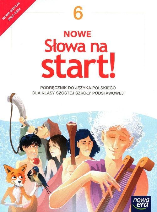 Image of Nowe Słowa na start 6 Język polski Podręcznik Szkoła podstawowa