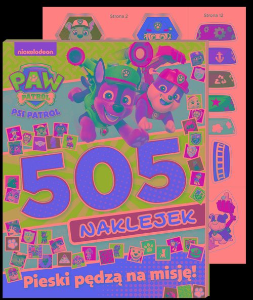 Image of Psi Patrol 505 naklejek Pieski pędzą na misję