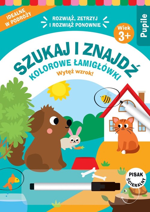 Image of Szukaj i znajdź Kolorowe łamigłówki Pupile