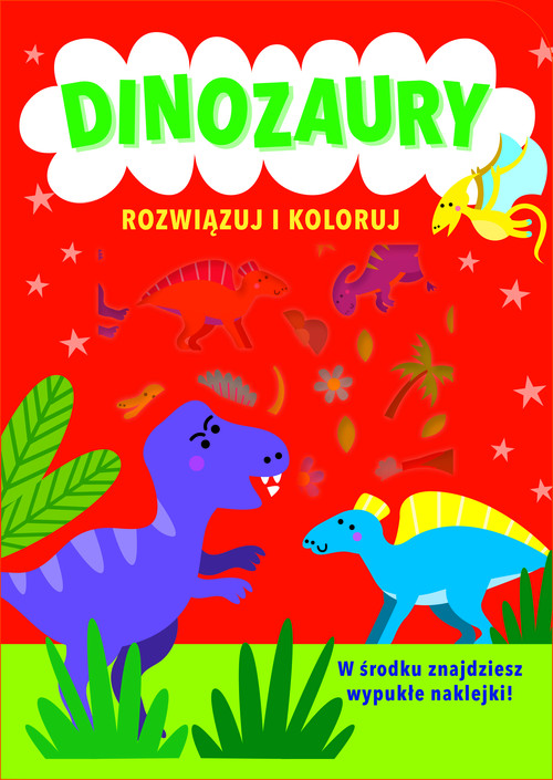 Image of Rozwiązuj i koloruj Dinozaury