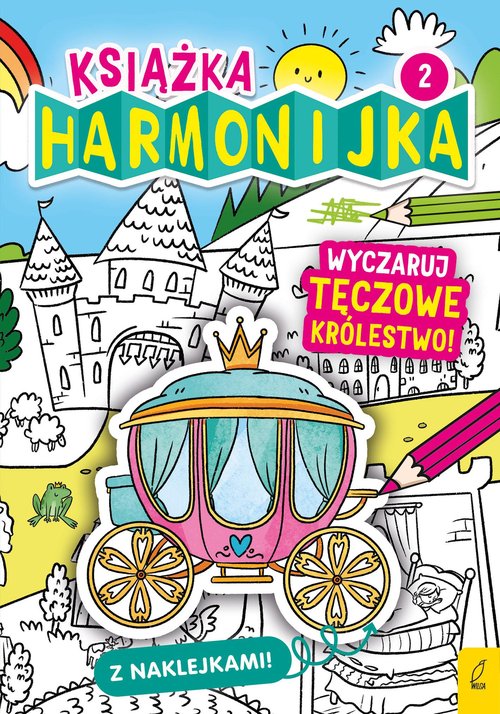Image of Książka harmonijka 2 Wyczaruj tęczowe królestwo