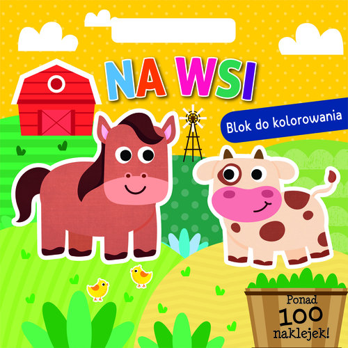 Image of Na wsi Blok do kolorowania