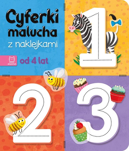 Image of Cyferki malucha z naklejkami. Od 4 lat