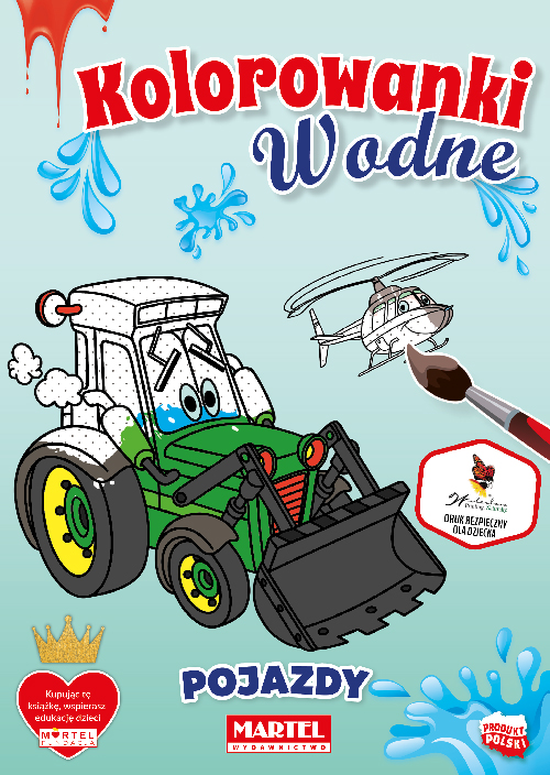 Image of Kolorowanka wodna Pojazdy