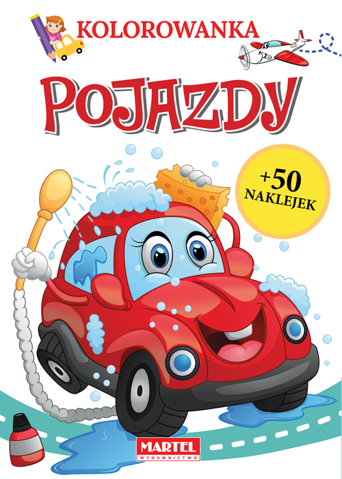 Image of Kolorowanka Pojazdy z naklejkami