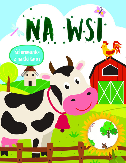 Image of Na wsi. Kolorowanka z naklejkami