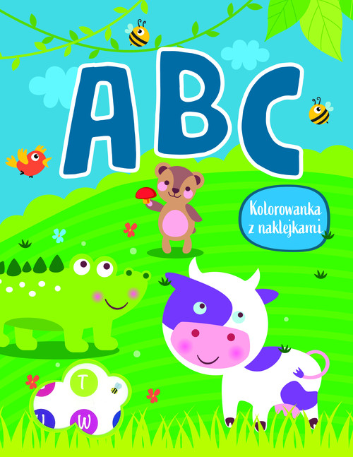 Image of ABC. Kolorowanka z naklejkami