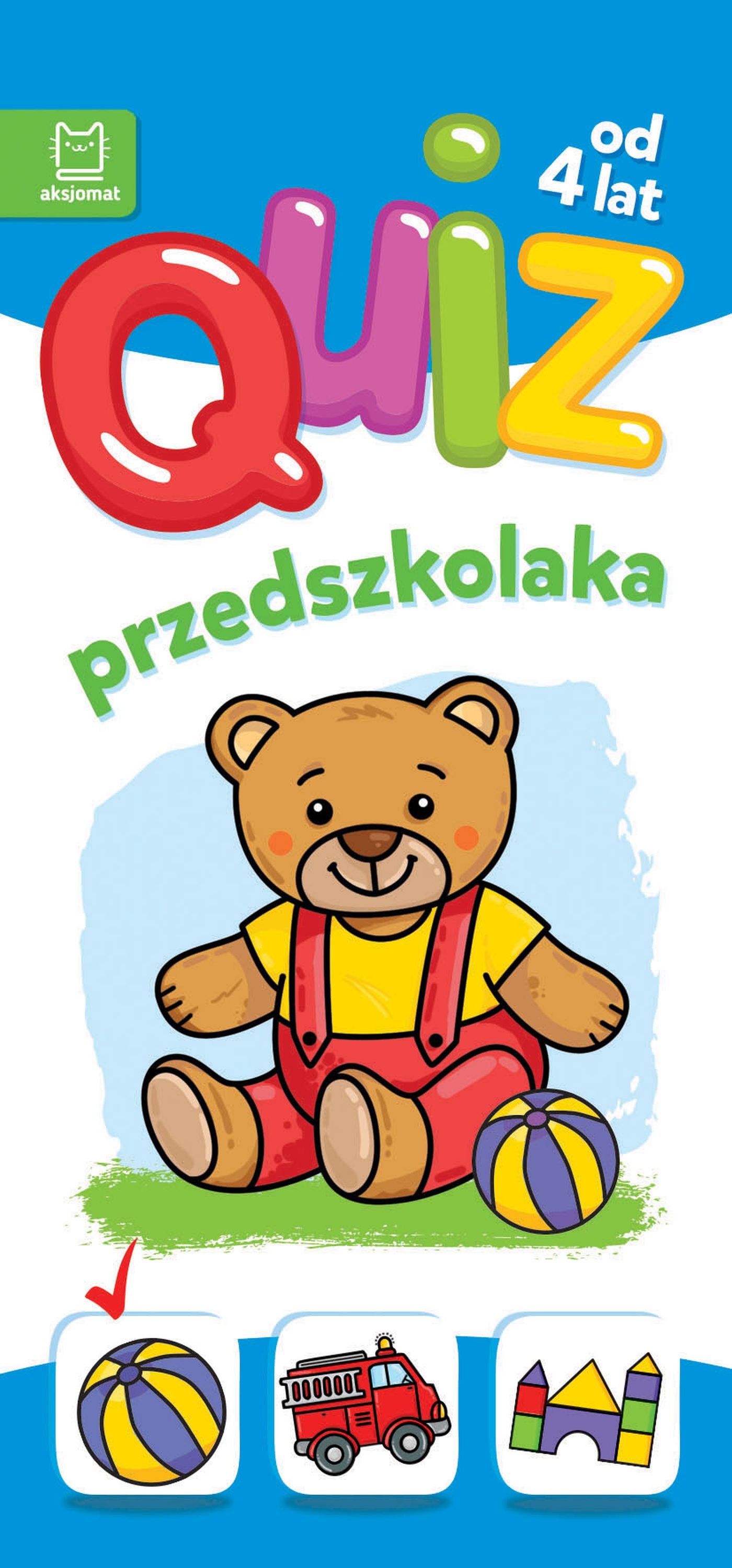 Image of Quiz przedszkolaka z misiem od 4 lat