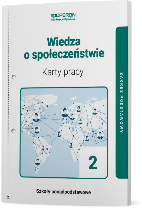 Image of Wiedza o społeczeństwie 2 Karty pracy Zakres podstawowy Szkoła ponadpodstawowa