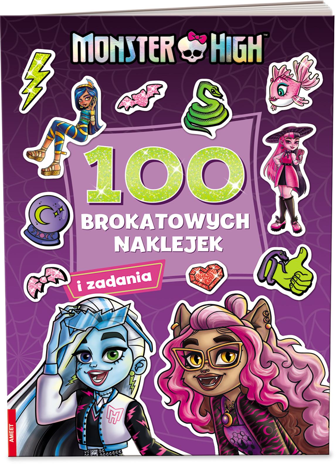 Image of Monster High 100 brokatowych naklejek
