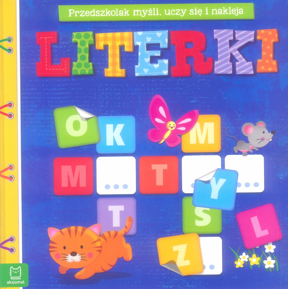 Image of Literki. Przedszkolak myśli, uczy się i nakleja