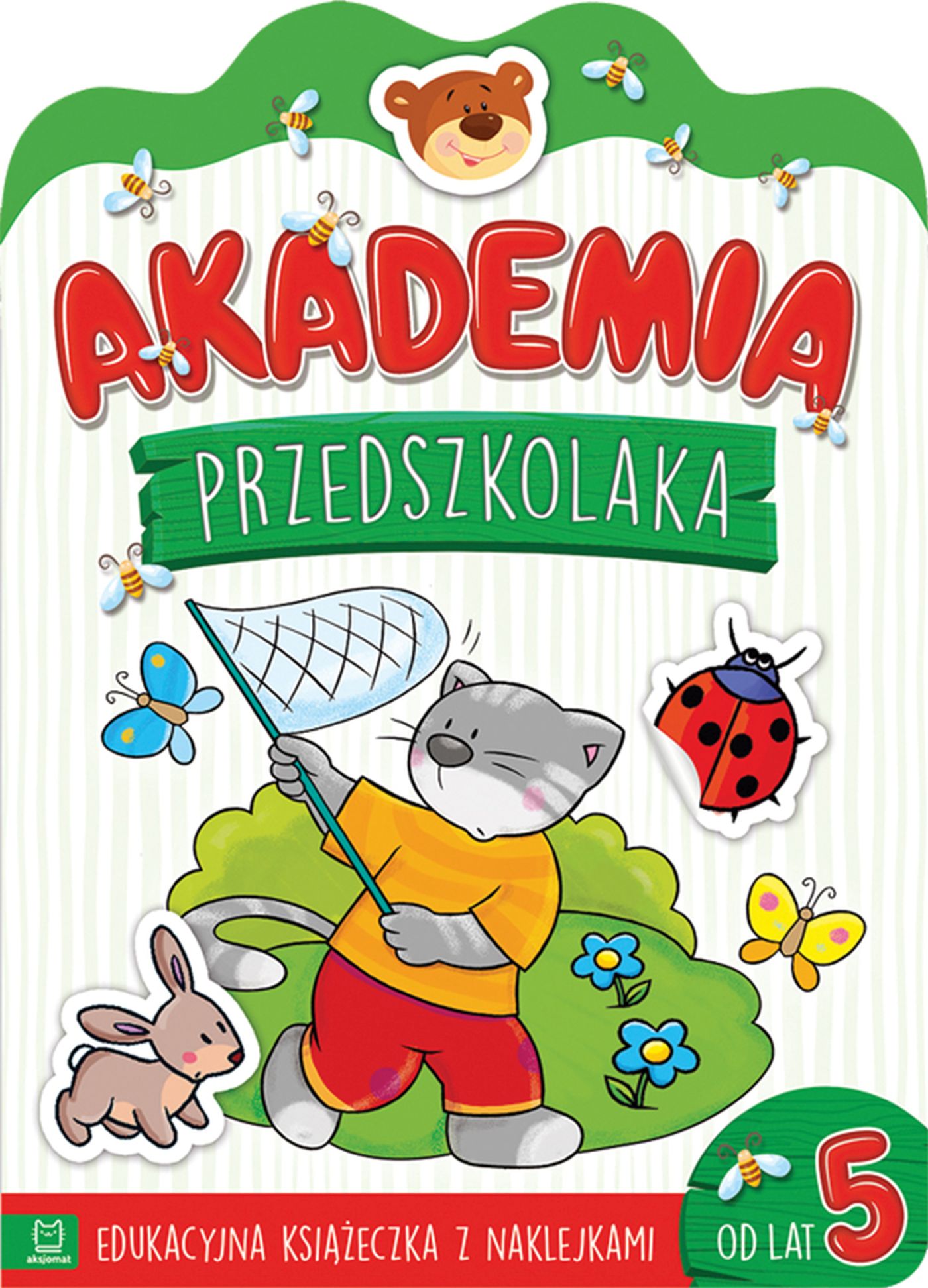Image of Akademia przedszkolaka od 5 lat. Edukacyjna książeczka z naklejkami