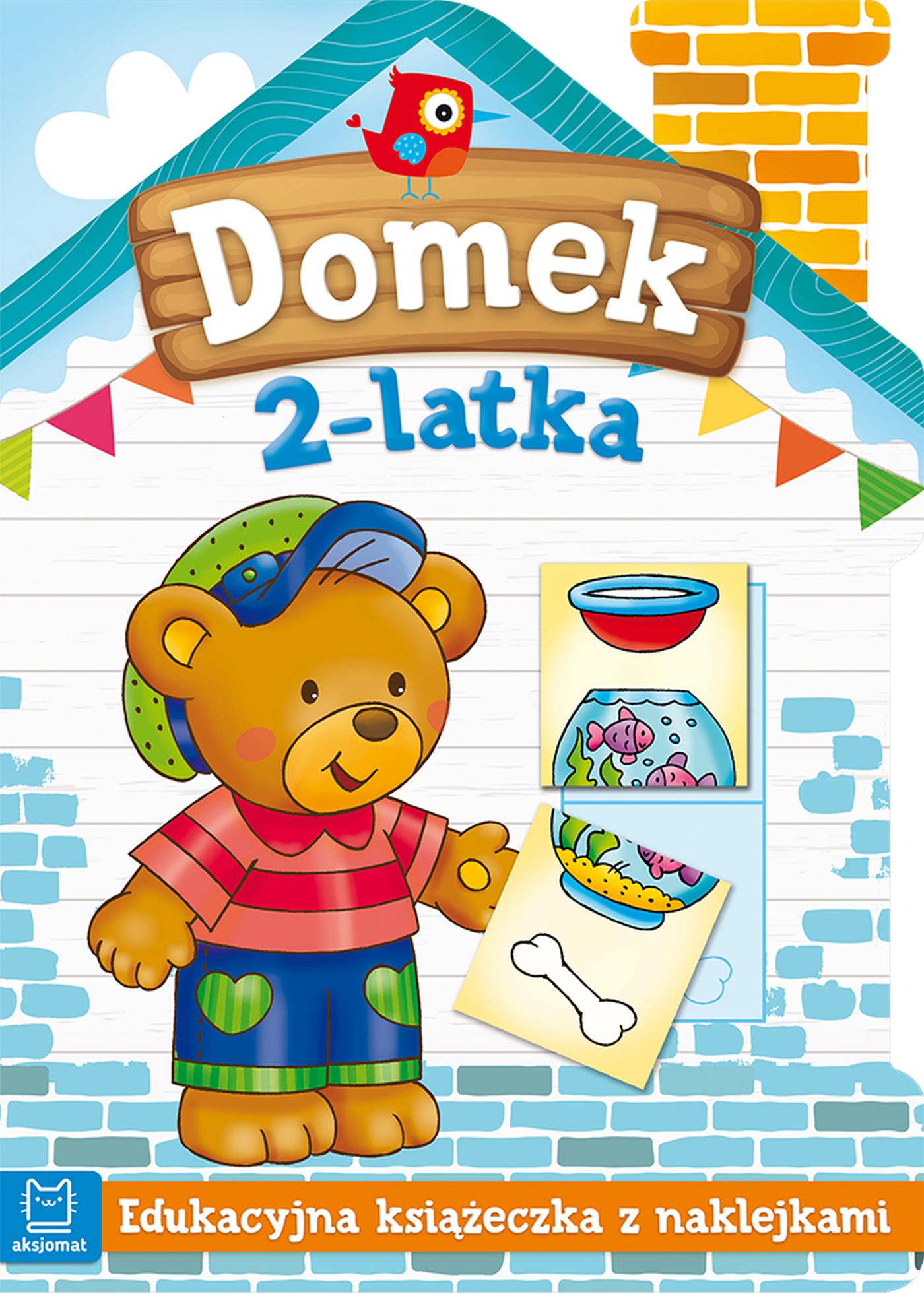 Image of Domek 2-latka. Edukacyjna książeczka z naklejkami