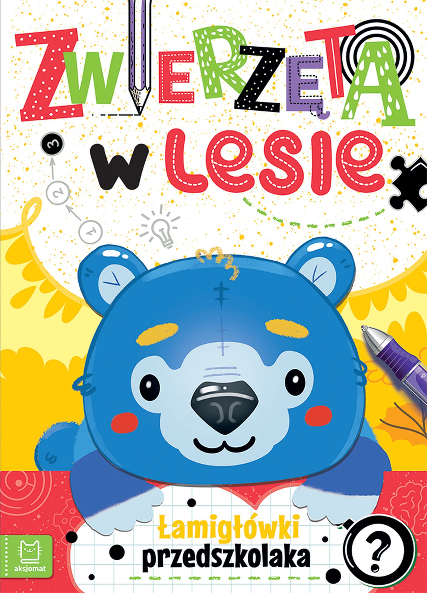 Image of Zwierzęta w lesie. Łamigłówki przedszkolaka