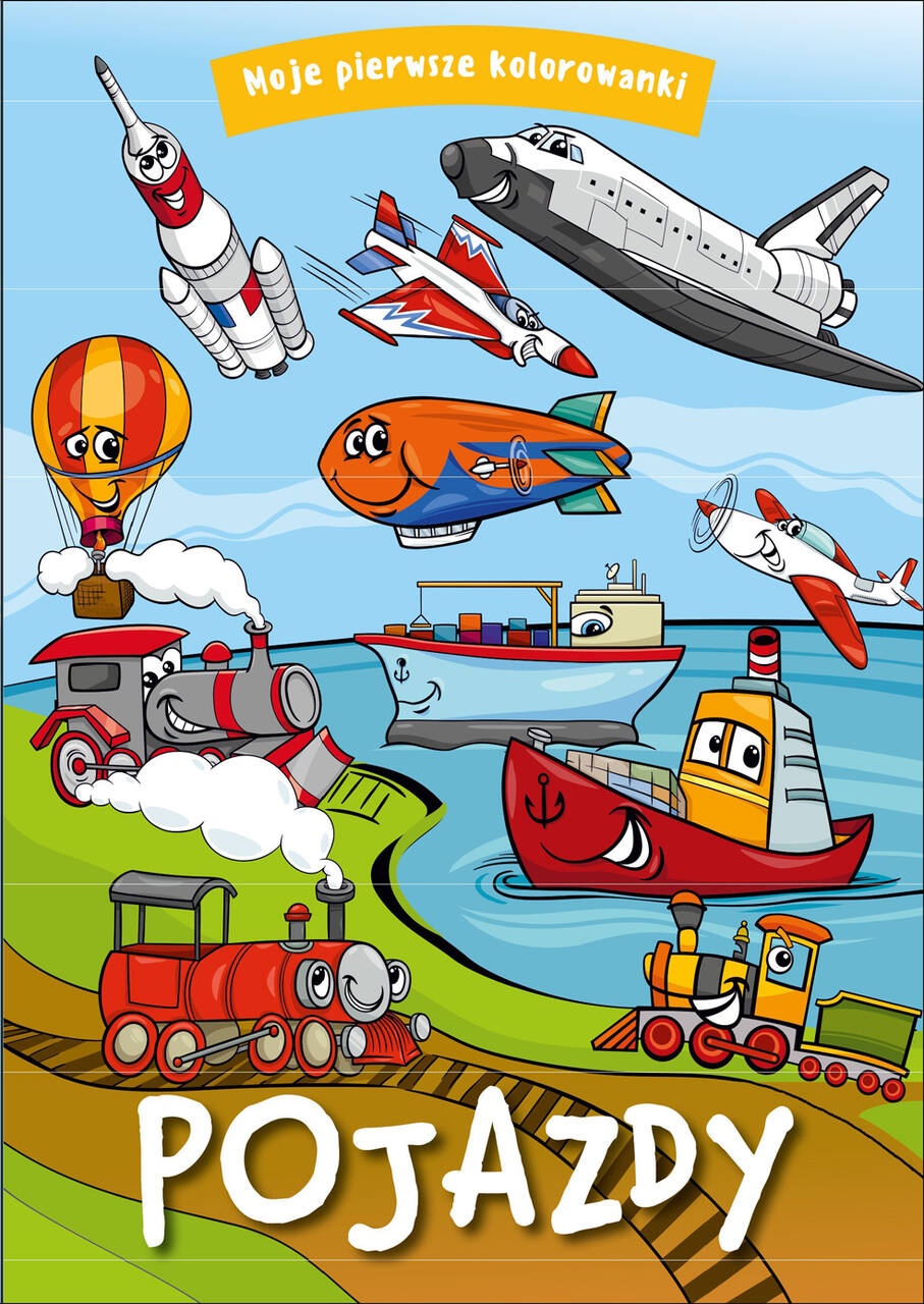 Image of Moje pierwsze kolorowanki. Pojazdy