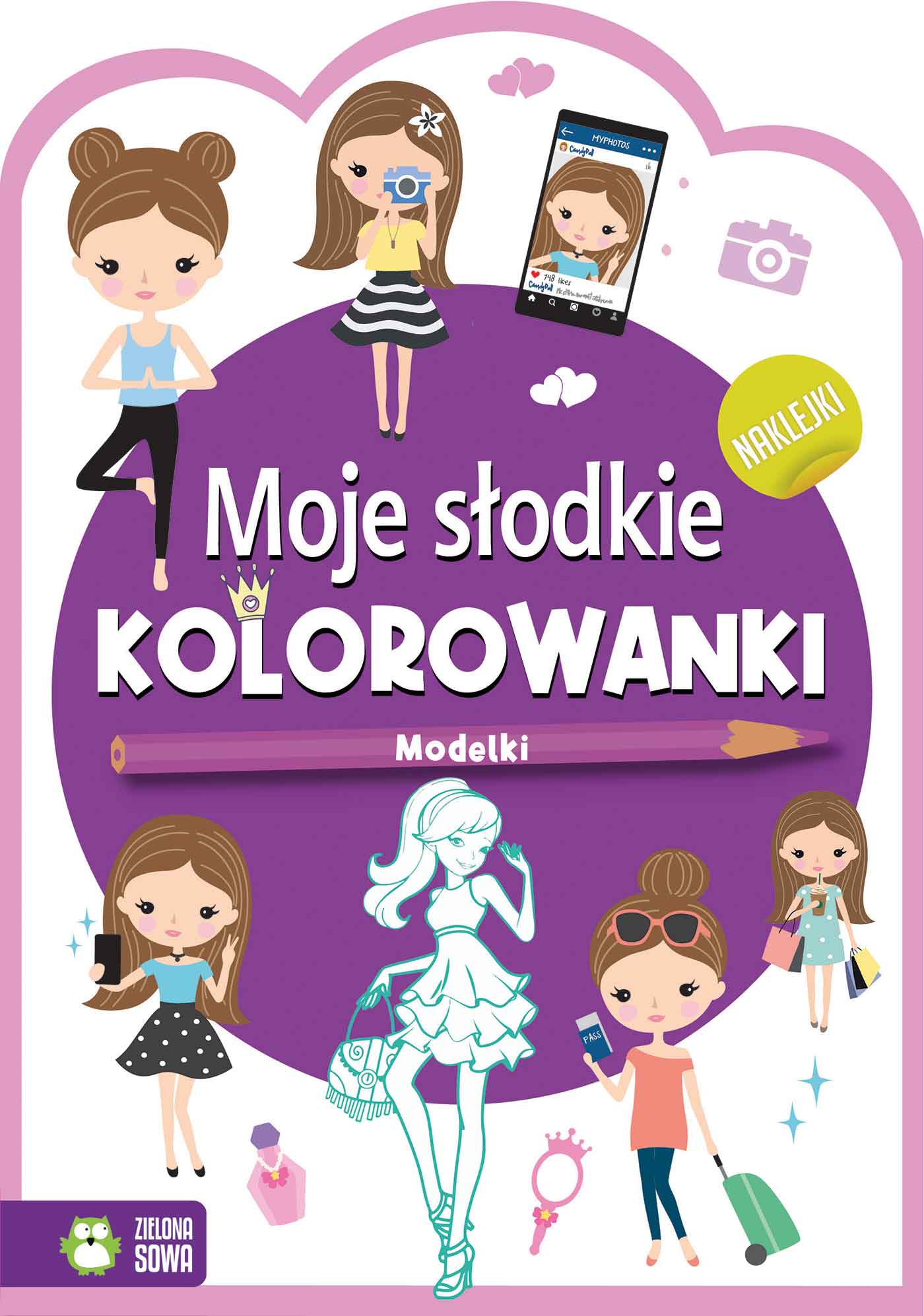 Image of Moje słodkie kolorowanki Modelki
