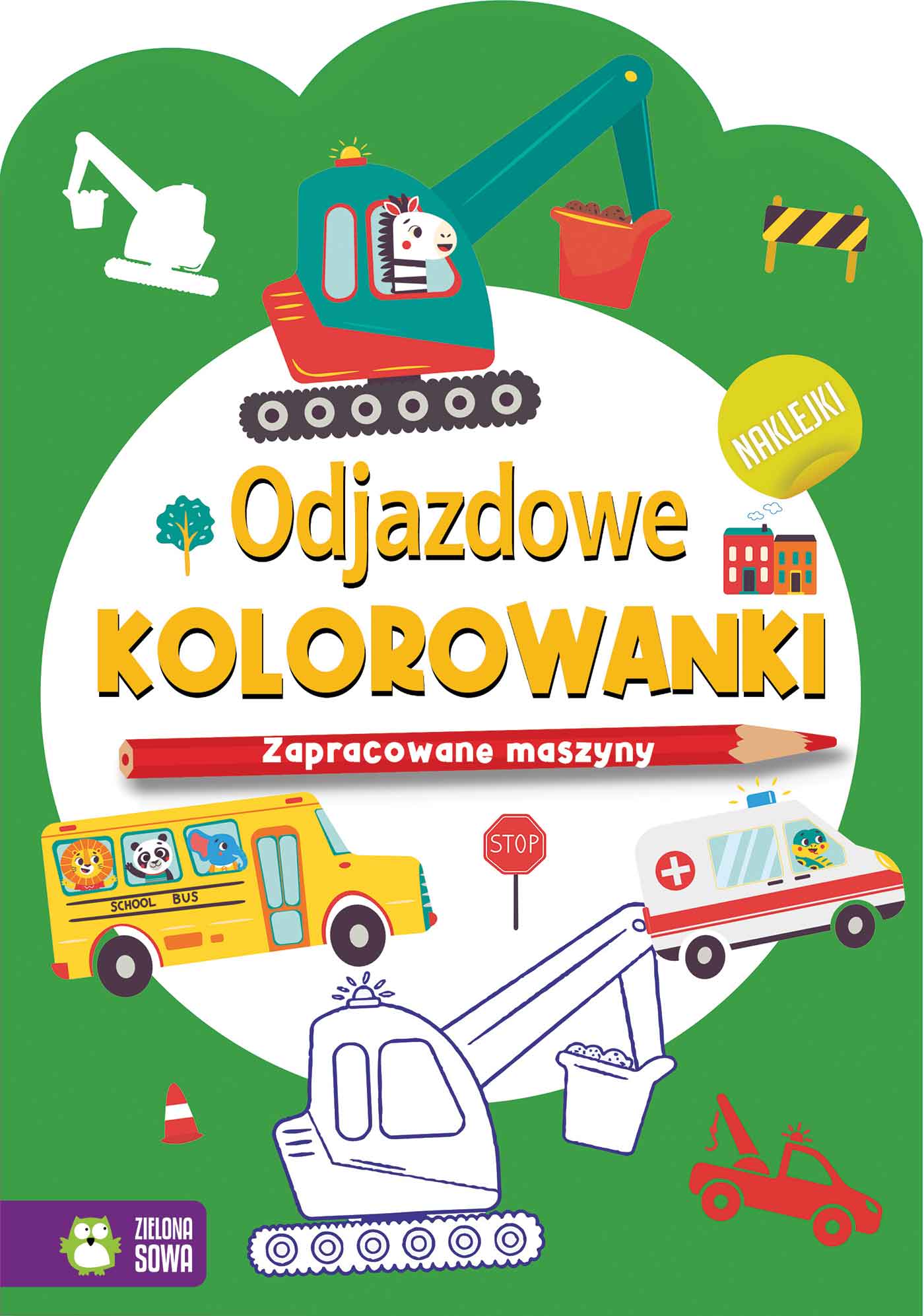 Image of Odjazdowe kolorowanki Zapracowane maszyny