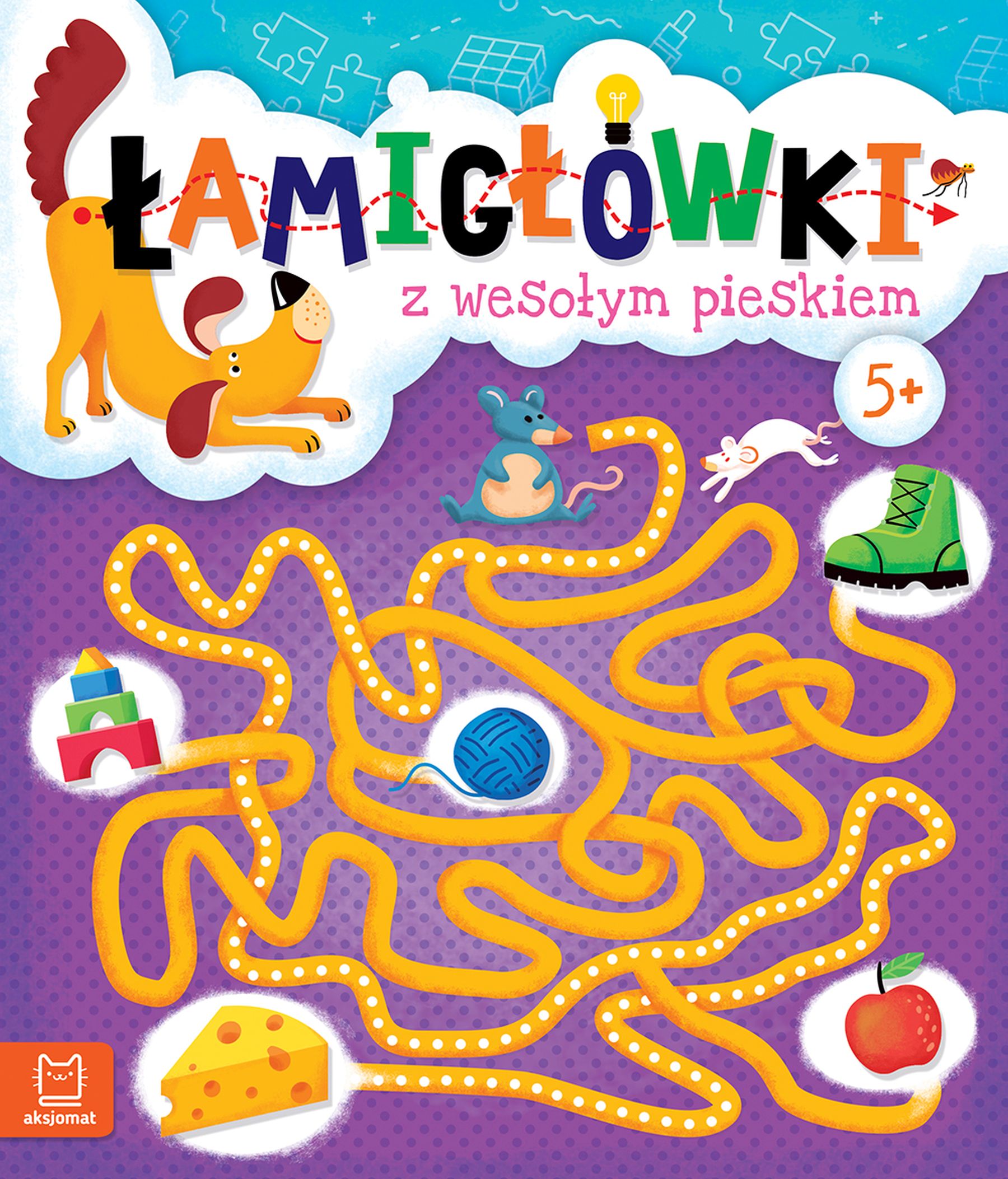 Image of Łamigłówki z wesołym pieskiem 5+