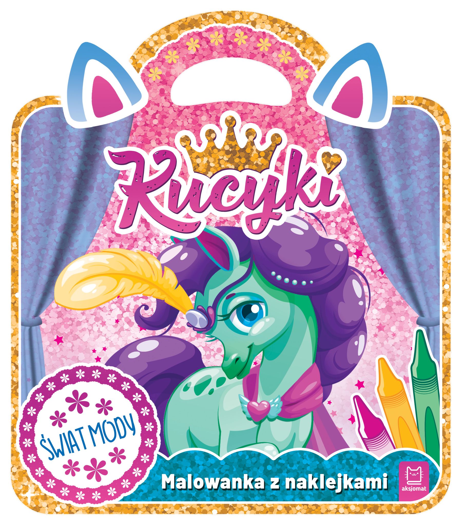 Image of Kucyki. Malowanka z naklejkami. Świat mody