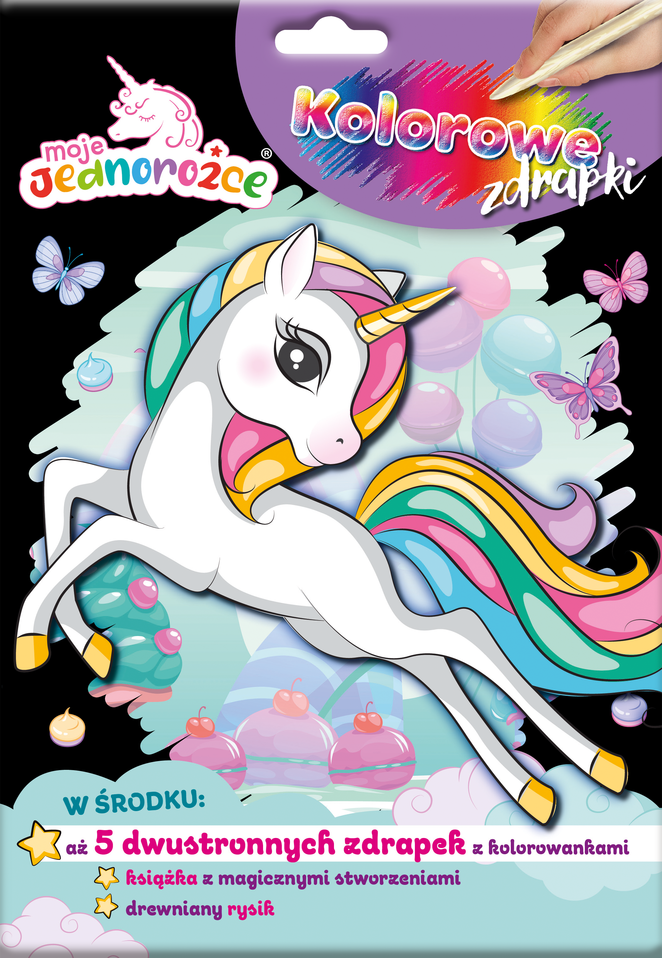 Image of Moje Jednorożce Kolorowe zdrapki cz.1