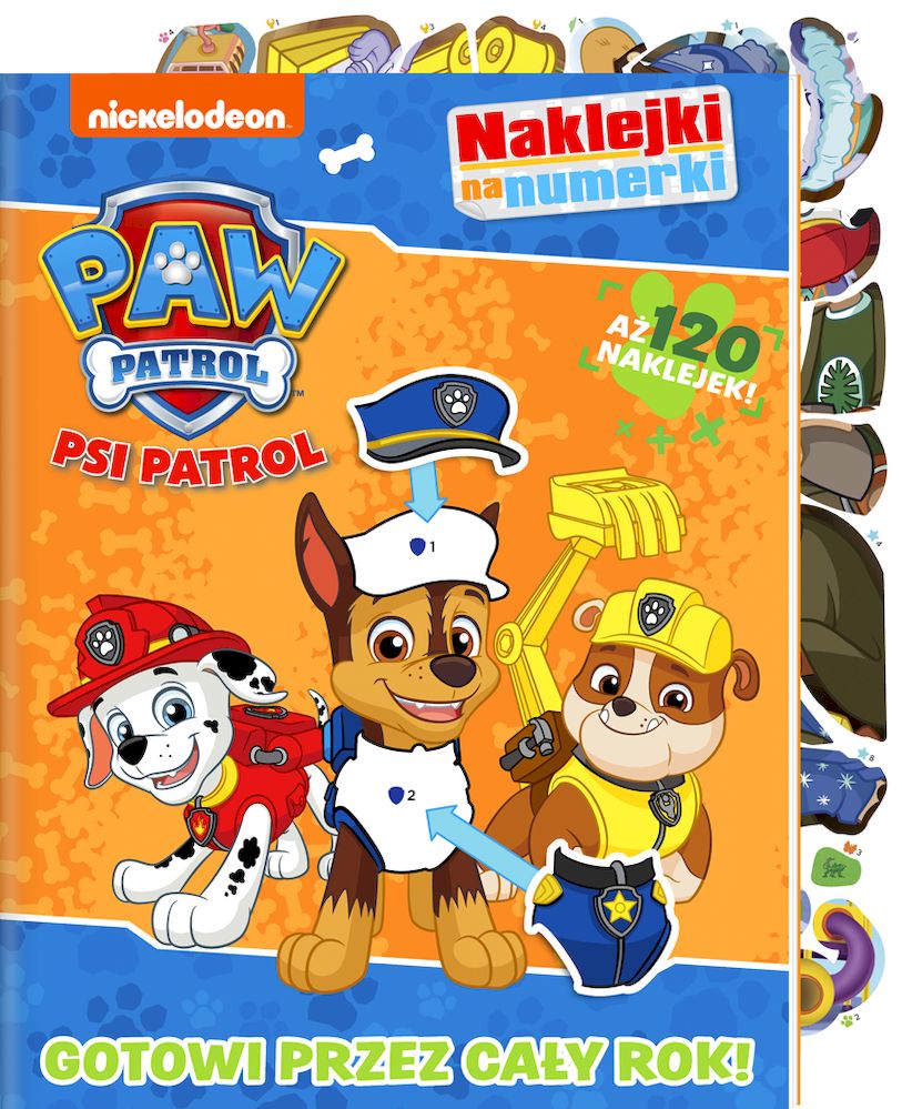 Image of Psi Patrol Naklejki na numerki Część 4 Gotowi przez cały rok!
