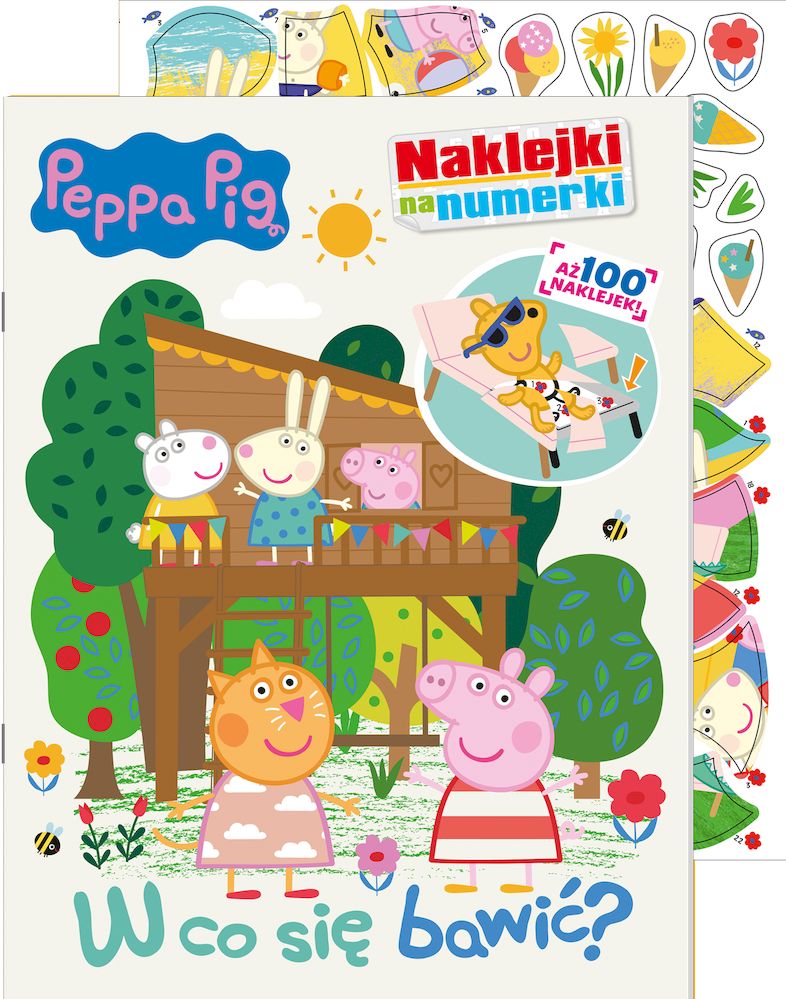 Image of Peppa Pig Naklejki na numerki Część 4 W co się bawić?