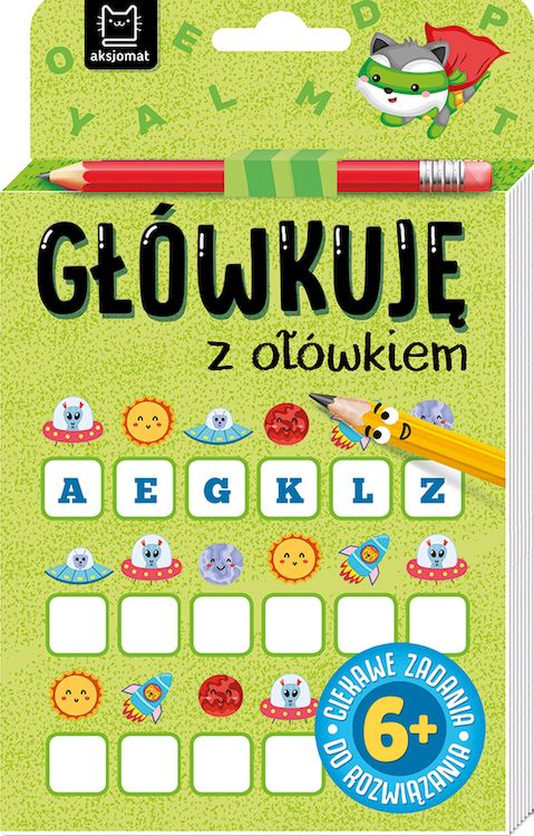 Image of Główkuję z ołówkiem 6+ Książeczka zielona