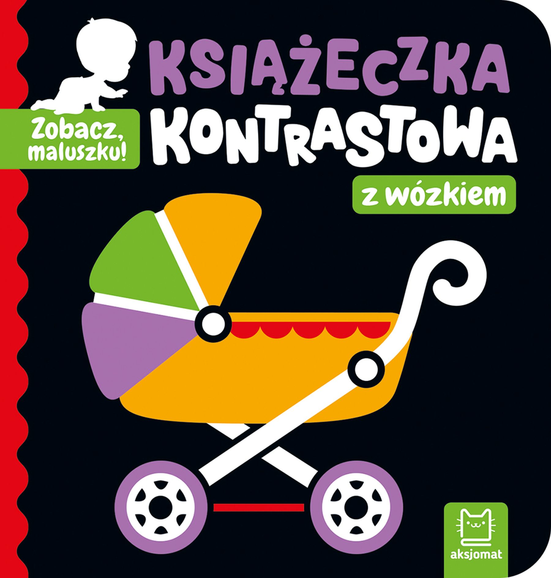 Image of Zobacz, maluszku! Książeczka kontrastowa z wózkiem