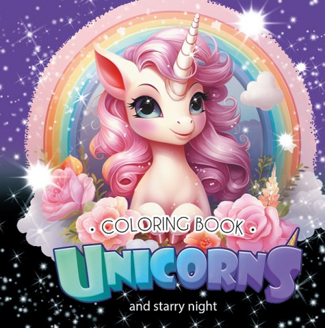 Image of Kolorowanka usztywniana Unicorns Jednorożce