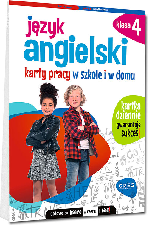 Image of Język angielski. Karty pracy w szkole i w domu. Klasa 4