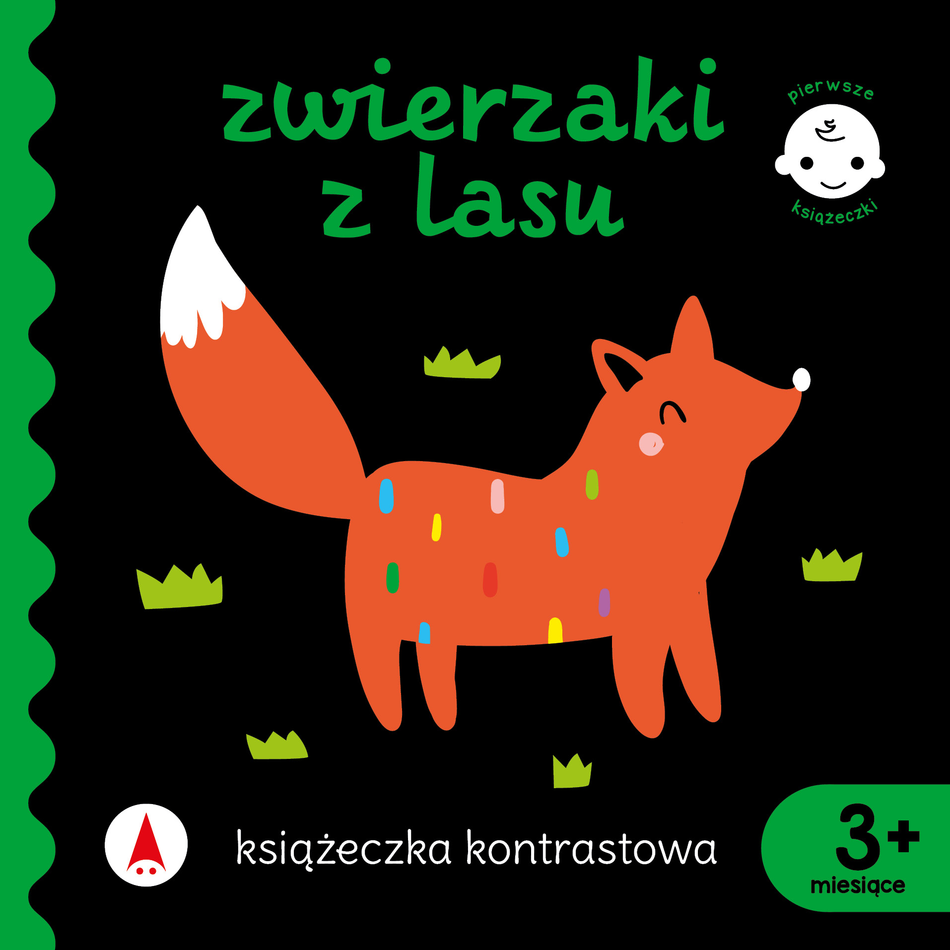Image of Zwierzaki z lasu. Książeczka kontrastowa. Pierwsze książeczki