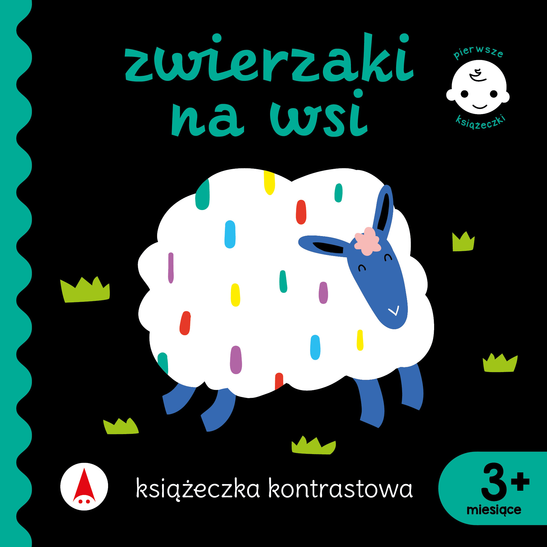 Image of Zwierzaki na wsi. Książeczka kontrastowa. Pierwsze książeczki
