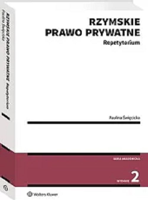 Image of Rzymskie prawo prywatne. Repetytorium wyd. 2023