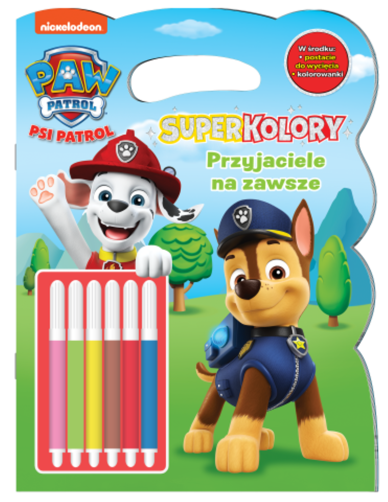 Image of Przyjaciele na zawsze. Psi Patrol. Superkolory