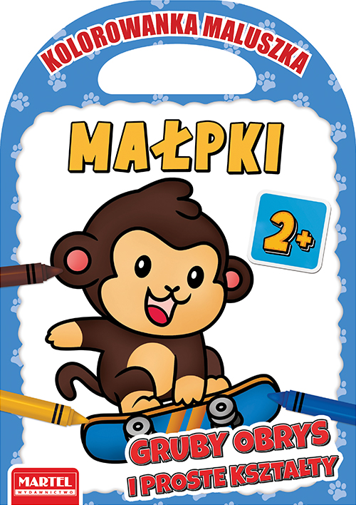 Image of Małpki. Kolorowanka maluszka