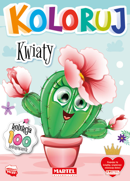 Image of Kwiaty. Koloruj