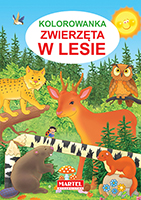 Image of Zwierzęta w lesie kolorowanka