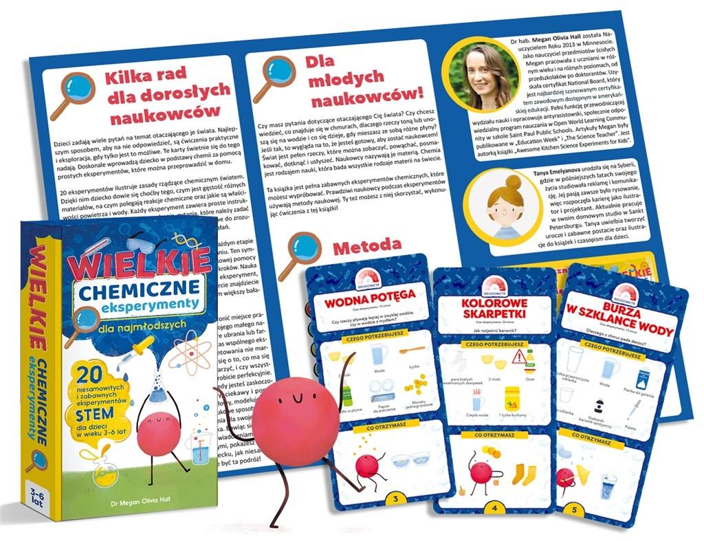 Image of Wielkie Chemiczne Eksperymenty dla najmłodszych! 20 niesamowitych i zabawnych eksperymentów STEM dla dzieci w wieku 3-6 lat